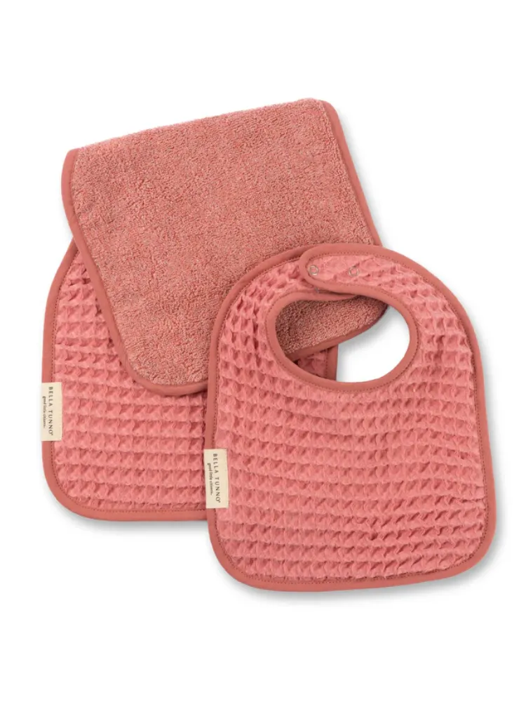 Bella Tunno Reversible Bib & Burp Cloth - Watermelon