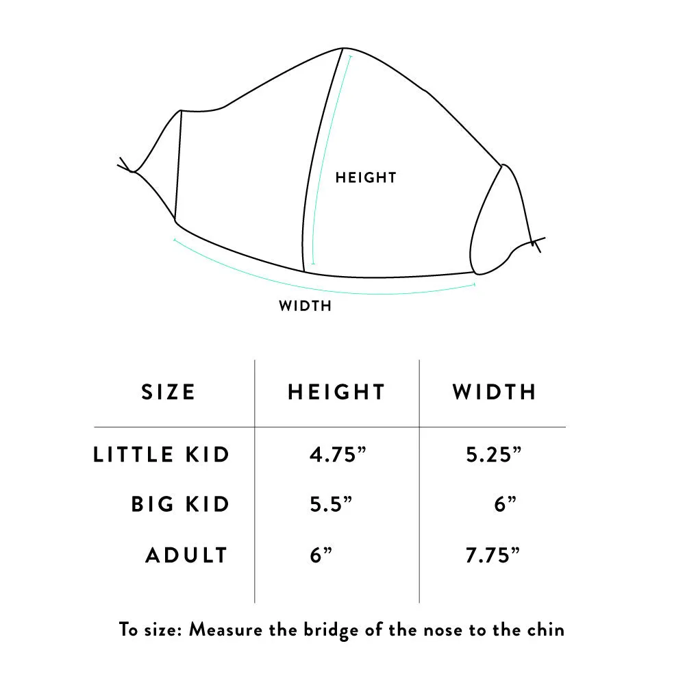 The #SpreadLove Fabric Face Mask - LITTLE KID